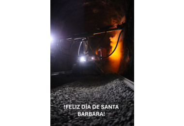 Desde Voladuras Carmona queremos felicitar a todos por el día de Santa Bárbara. Que nuestra Patrona nos siga protegiendo a toda la familia minera .